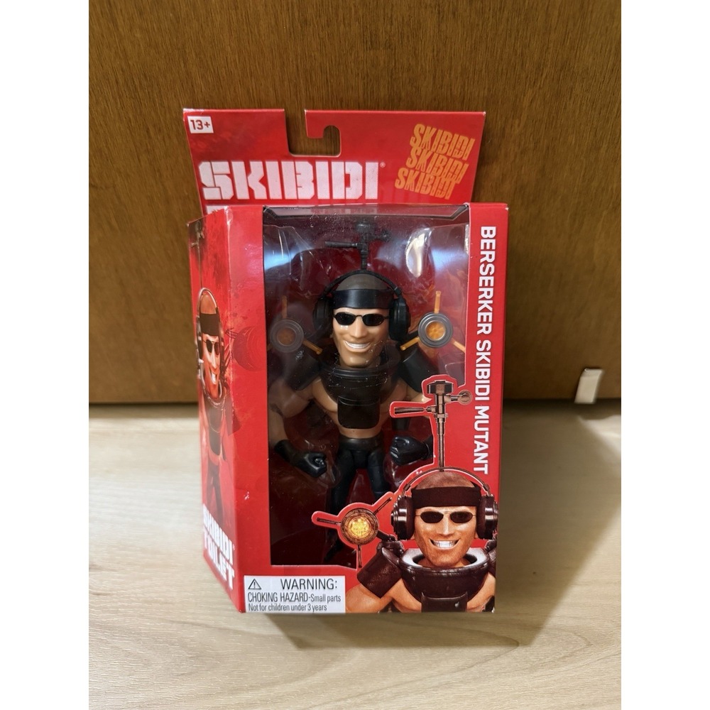 SKIBIDI Toilet Merch - Berserker Mutant Series 2 Collectible 6" Figure NEW 2025